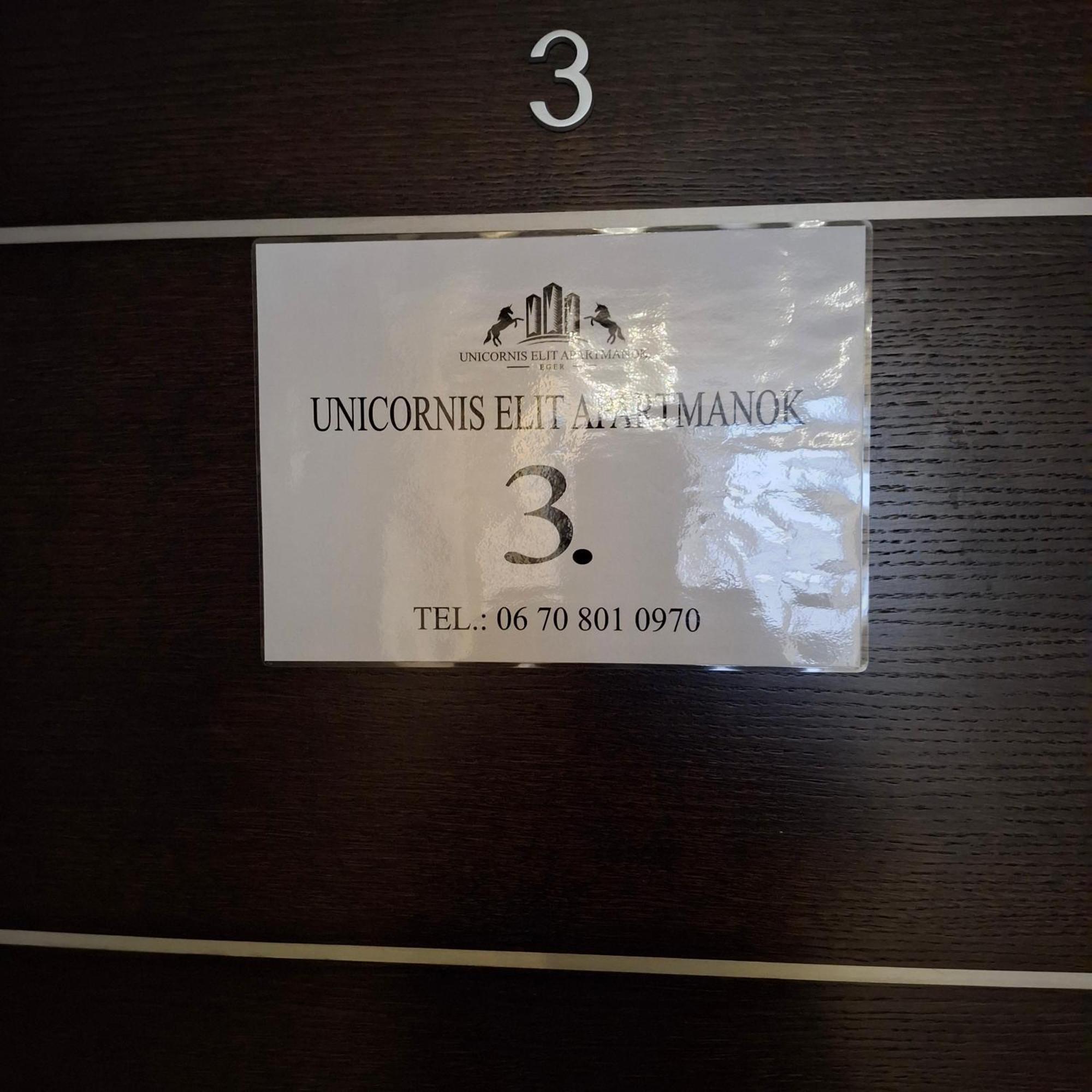 Unicorniselit Apartmanok Eger Esterno foto
